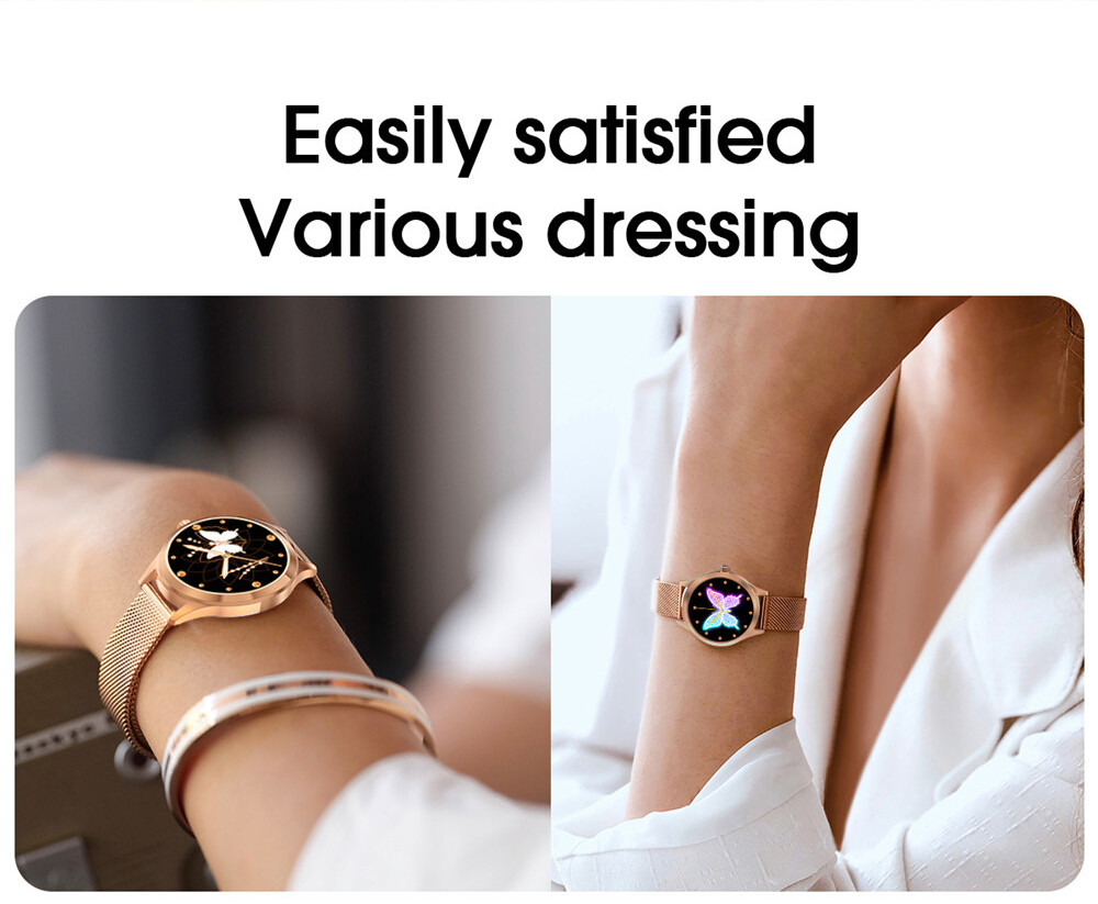Fashion Women Ladies Smart Watch Sleep Monitor Ladies Wristwatch for Girls Gift