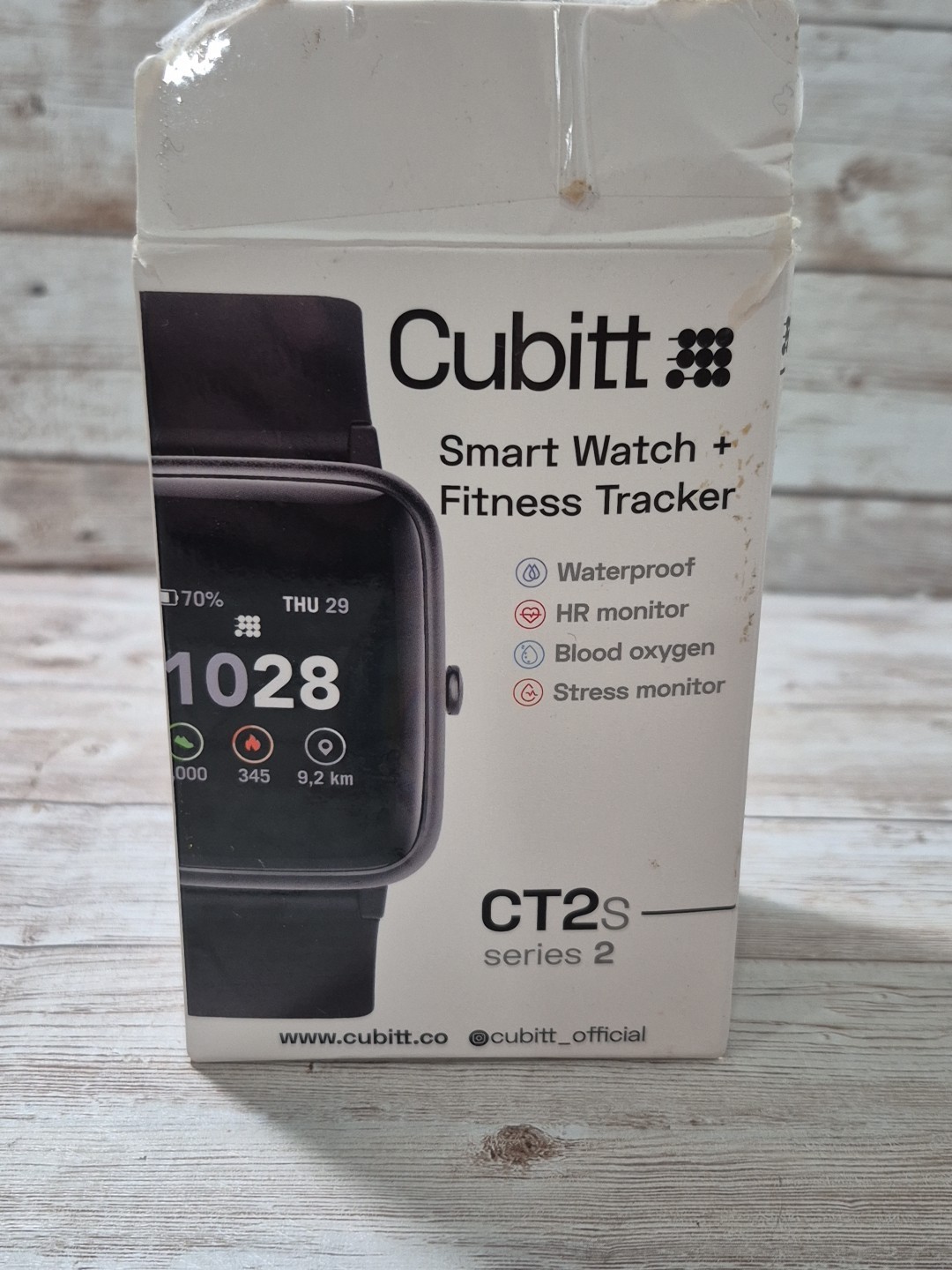 Cubitt CT2S Series 2 Smartwatch Fitness Tracker Red