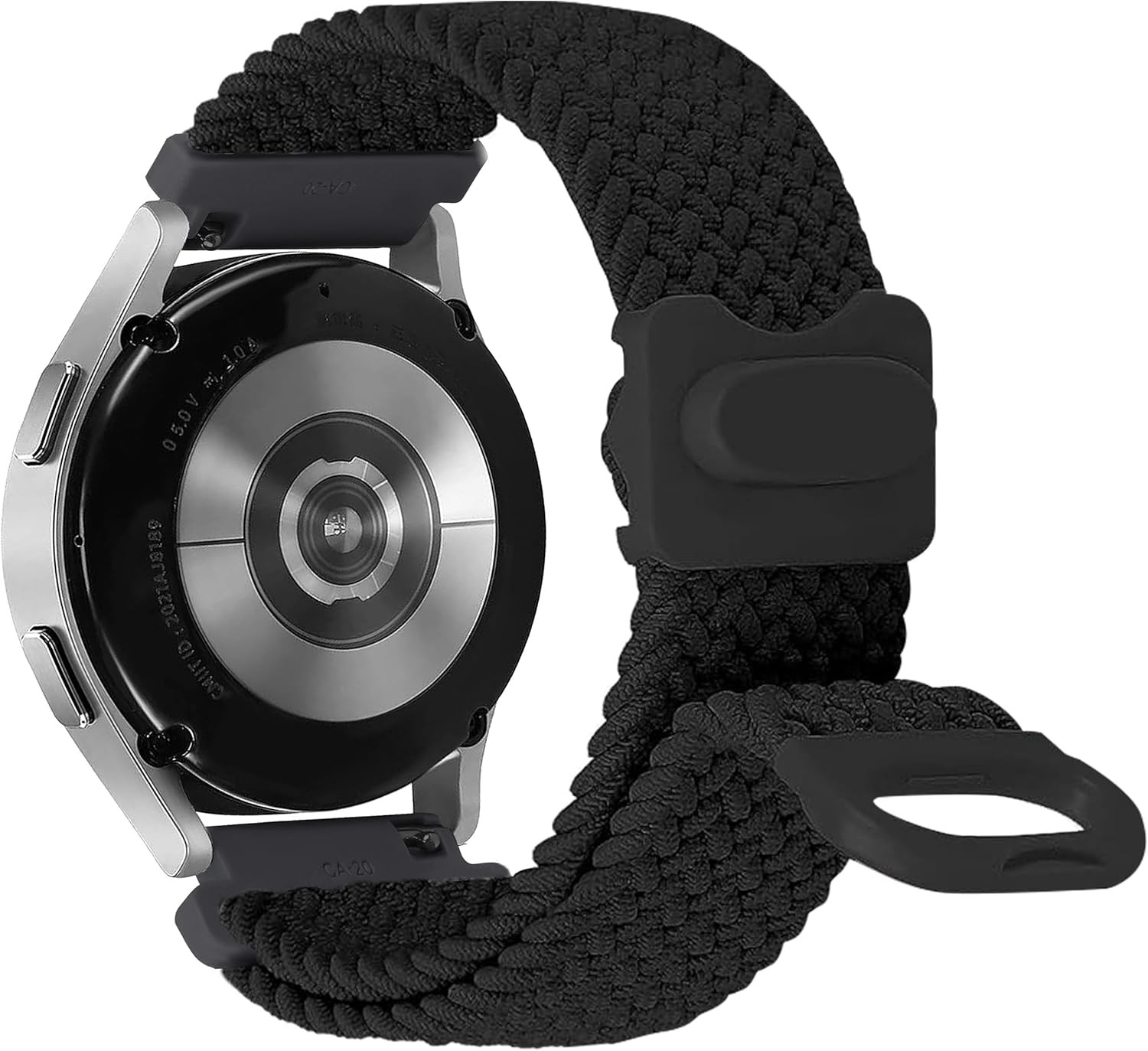 20mm Braided Sport Loop Strap Compatible with Samsung Galaxy Watch 7 40mm 44mm