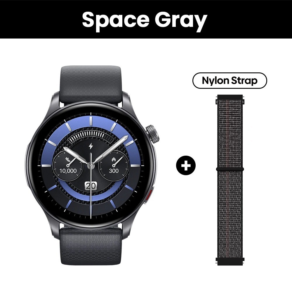 New Zeblaze Btalk 3 GPS Smartwatch 1.43″ AMOLED Screen Dual Strap Bluetooth Call