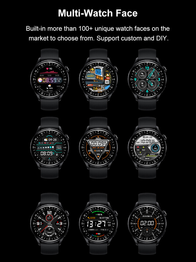 Men Smart Watch Business Smartwatch Fitness Tracker Pedometer Sleep Monitor