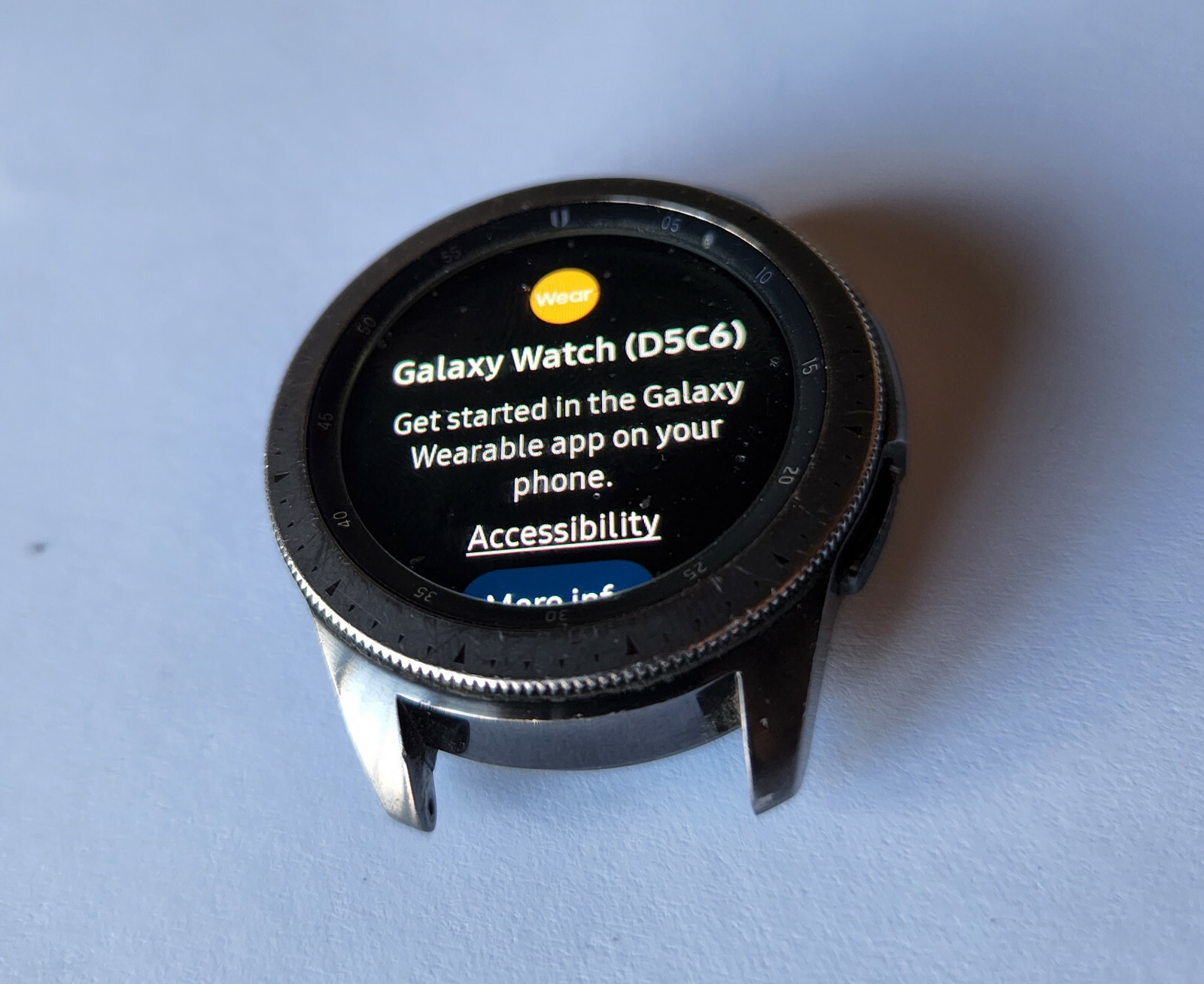 USED Original Samsung Galaxy Watch SM-R815U 42mm FACE ONLY Black Gray