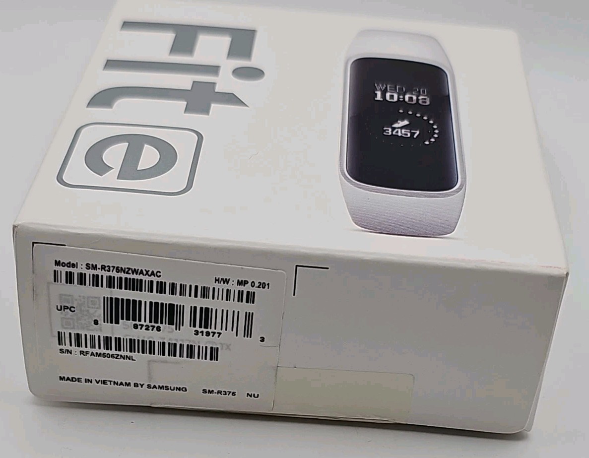 Samsung Galaxy Fit E SM-R375 Activity Tracker Smart Watch With Box Etc.