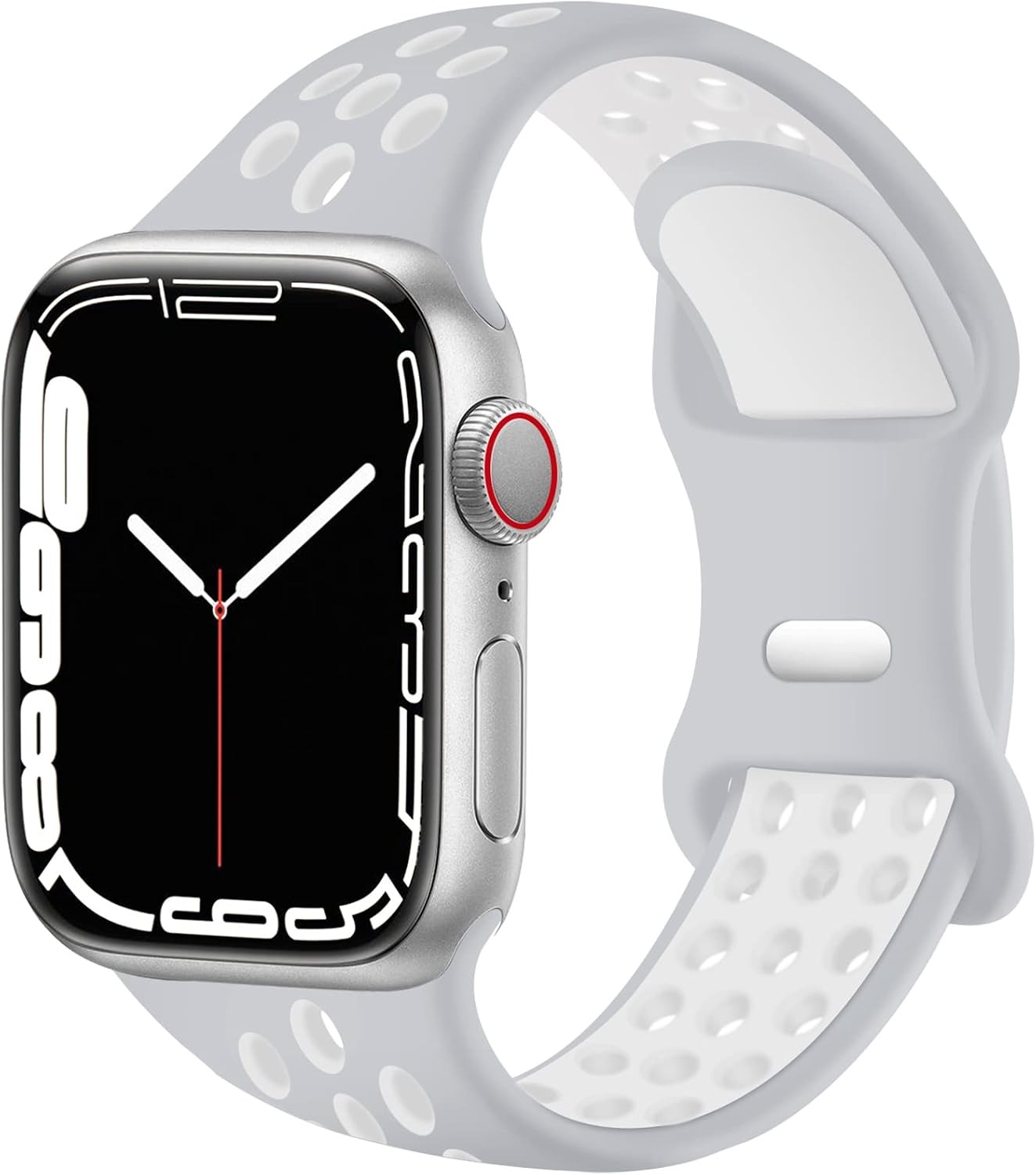 Silicone Sport Strap Compatible with Apple Watch Series 11 38/40/41mm