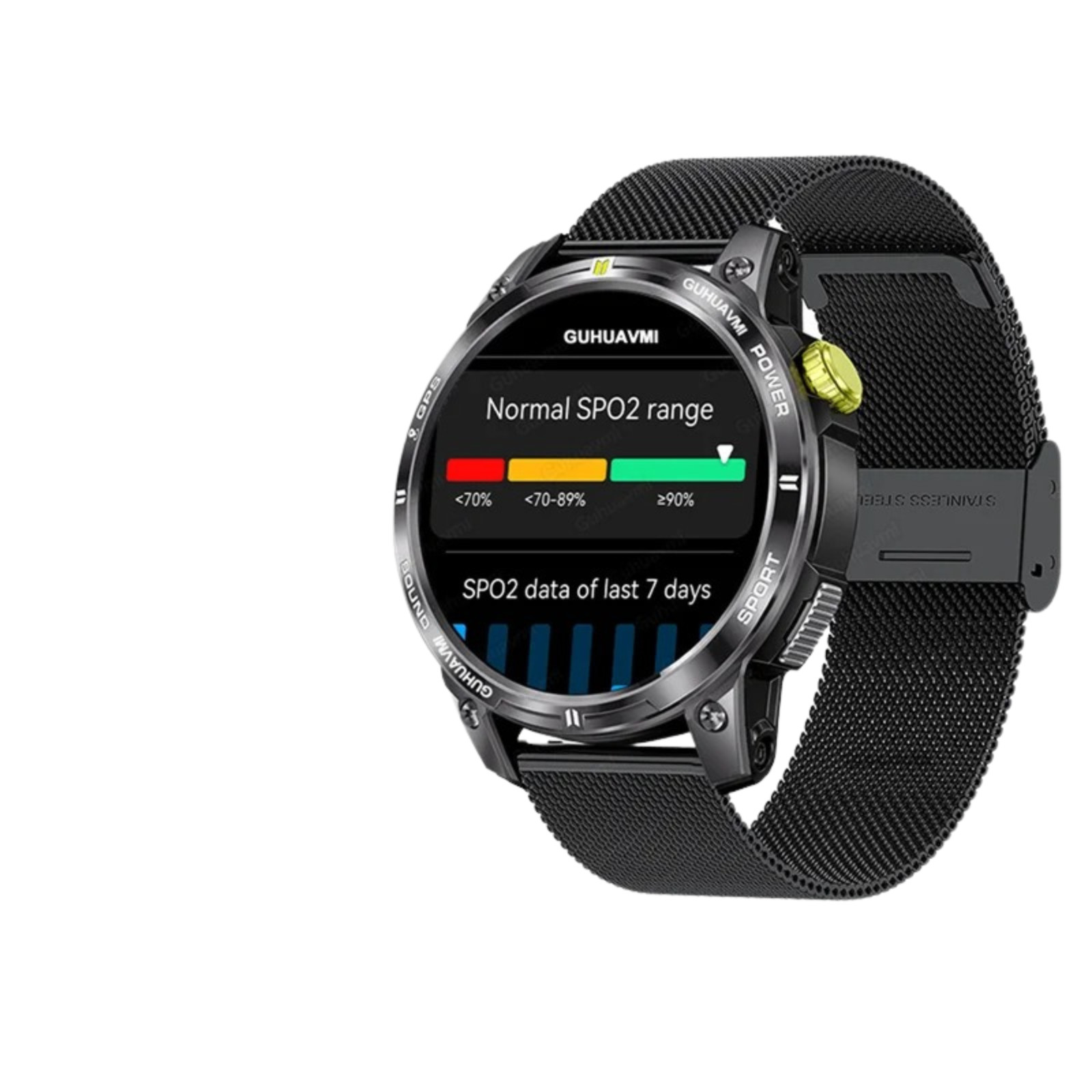Connected Sport Health GPS GLONASS Resistant Watch 400MAH