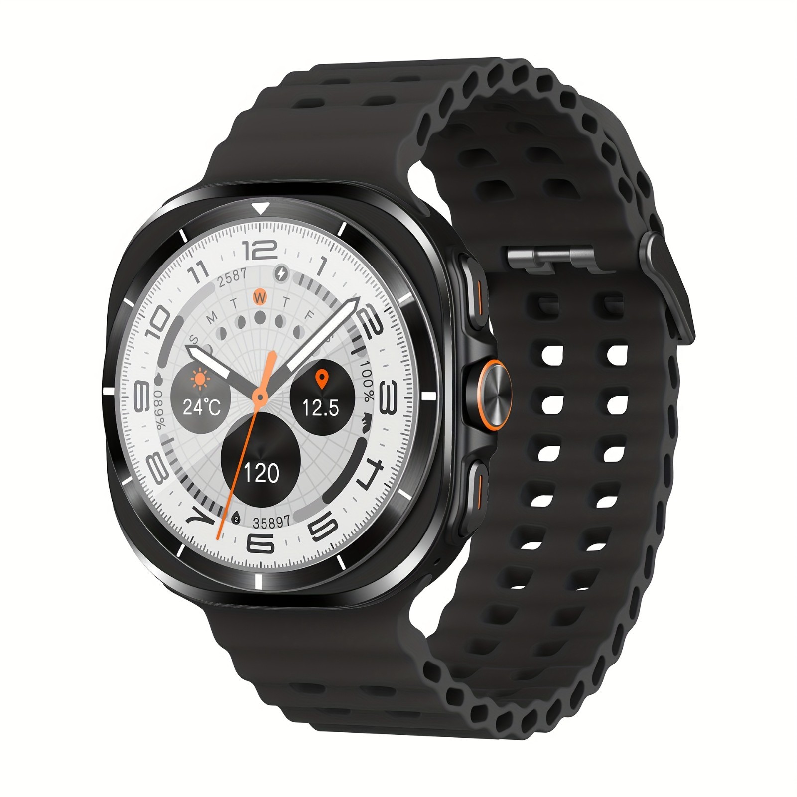 New Wireless Smart Watch, Ultra-Long Life, Magnetic Charging, Weather Forecast.