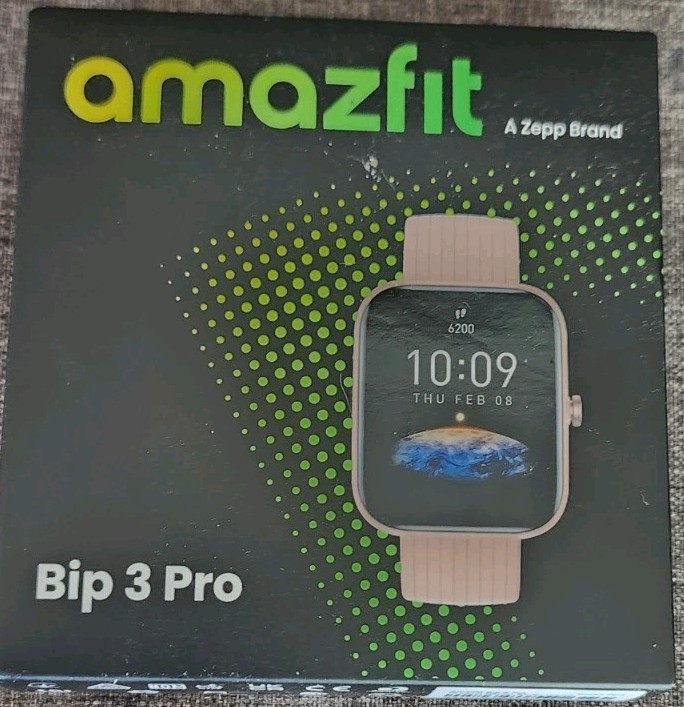 BRAND NEW UNOPEN BOX – Amazfit Bip 3 Pro Smartwatch – Pink