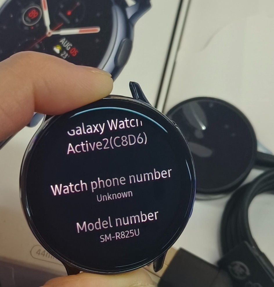 Samsung Galaxy Watch Active2 LTE (Unlocked) 44mm SM-R825U BLACK Stainless Steel