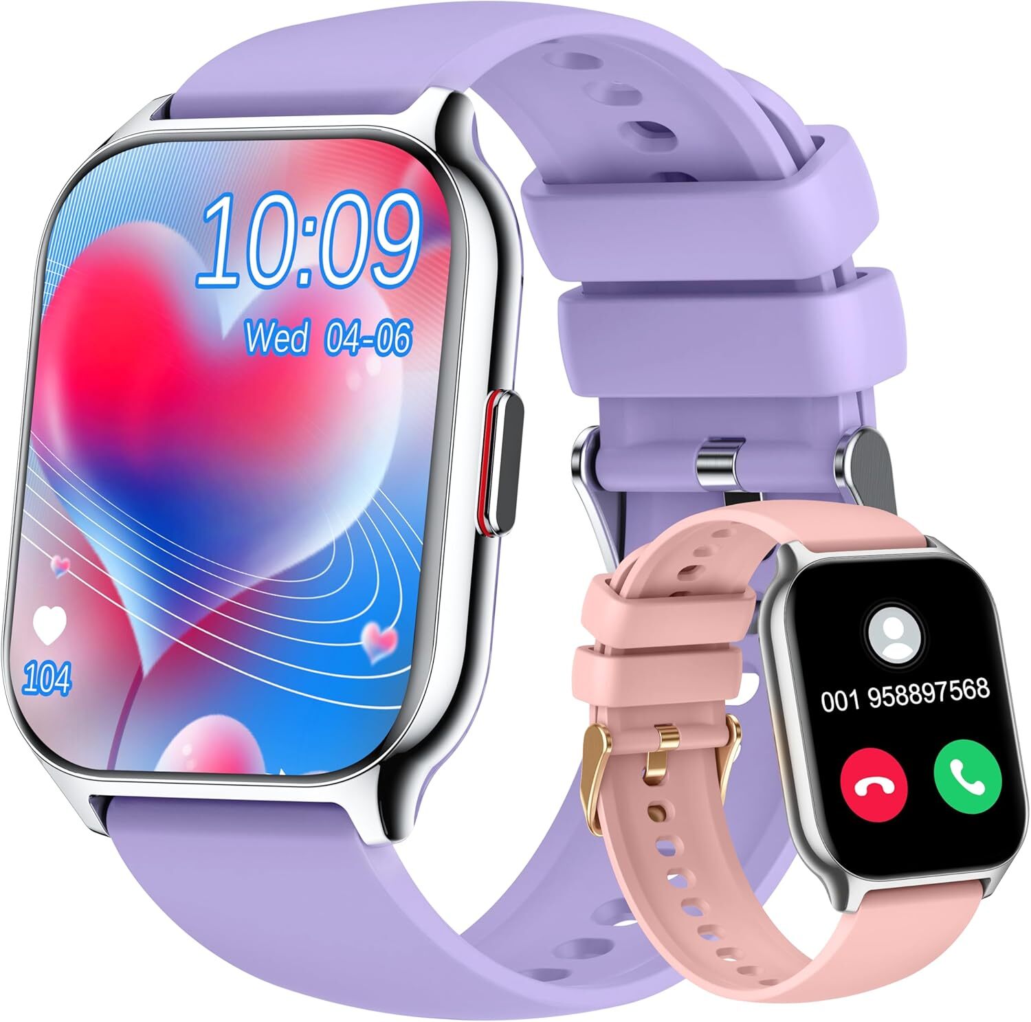 Smart Watch for Women Men Dial/Answer Calls HRate Monitor for iPhone 16 Pro Max