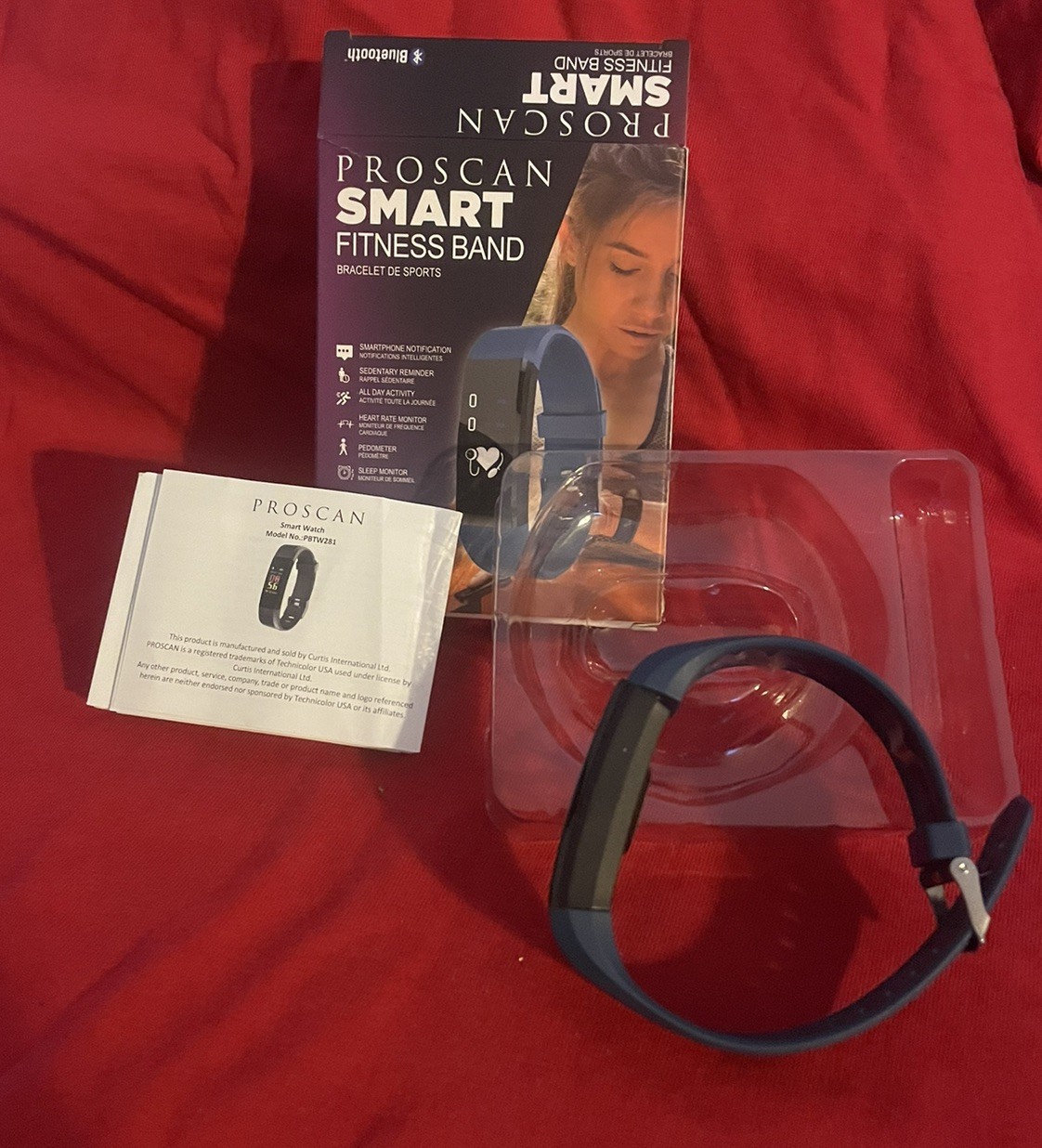 Proscan smart fitness band