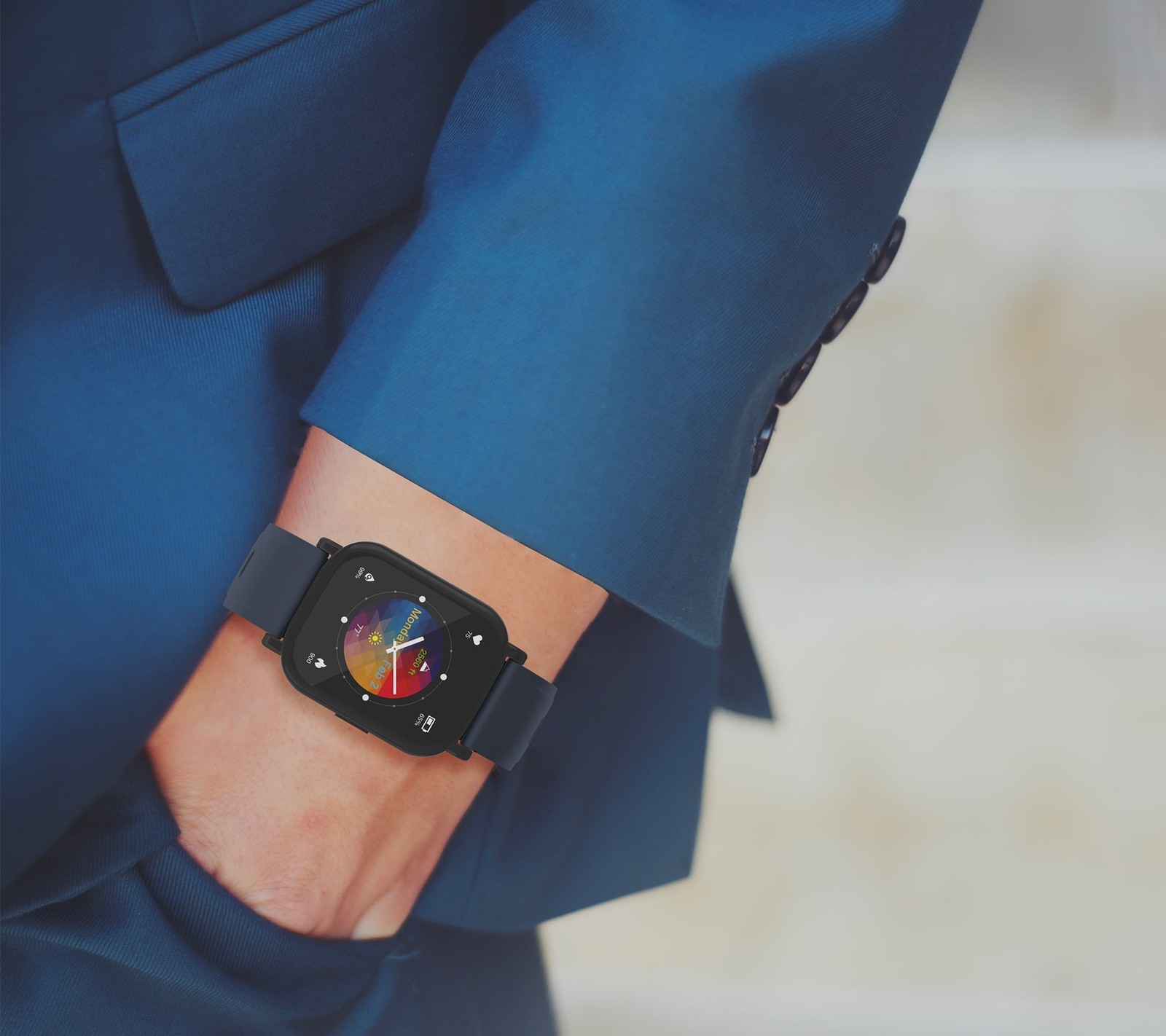 Nofor kia 3PL-VIBEPPRO-BK 3plus 3pl-vibeppro-bk Vibe Pro Smartwatch