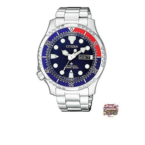 [Set] CITIZEN PROMASTER Mechanical Diver 200m Watch NY0086-83L with 13x13cm