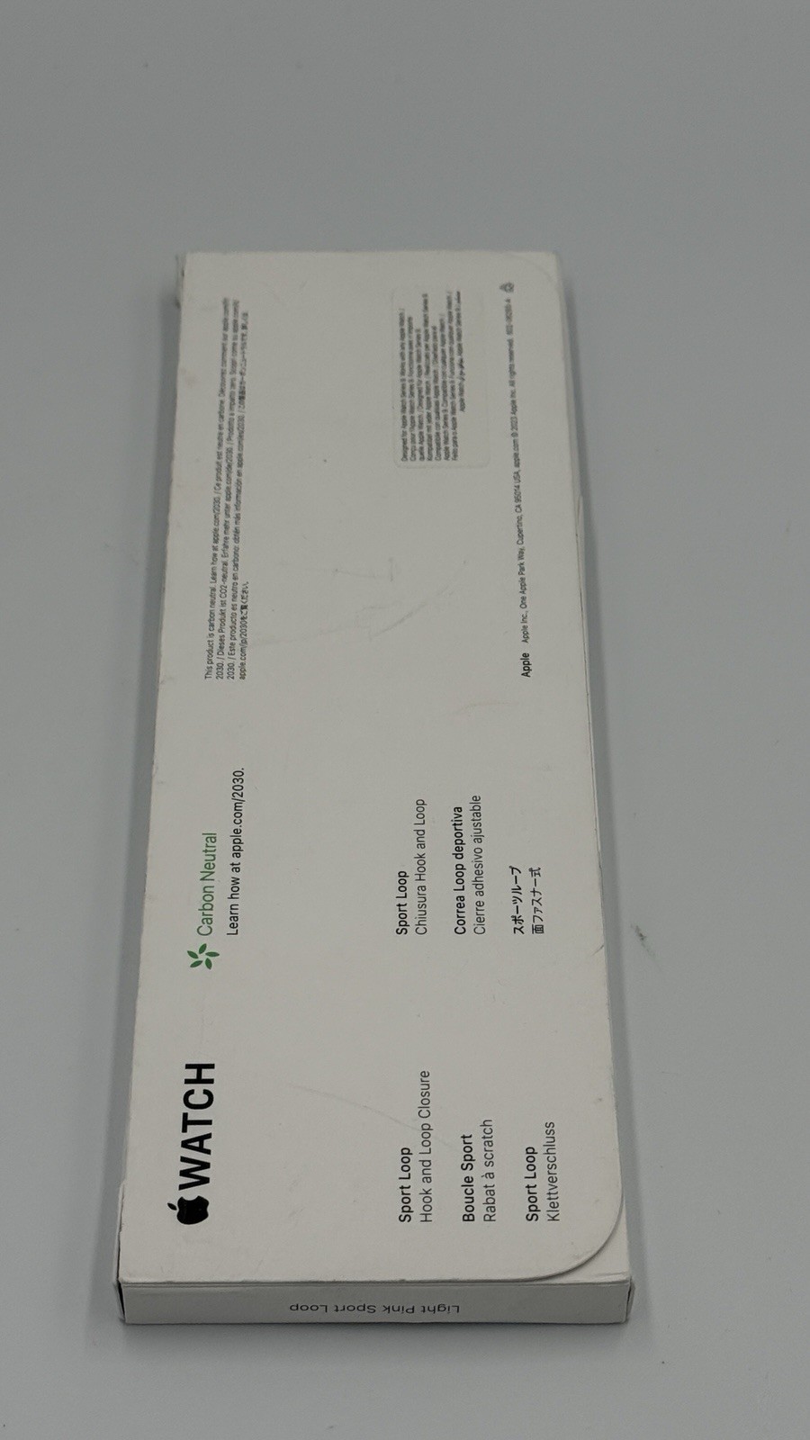Apple Watch Series 9, 45mm Pink Aluminum Case, Pink Sport Loop Band