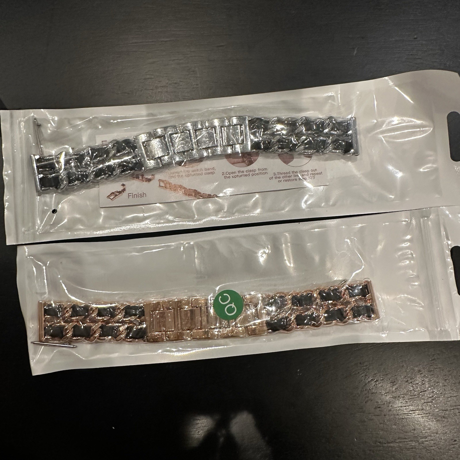 Women’s Smart Watch 1.3 Inch for Android and IOS Silver + 5 Bands New Sealed