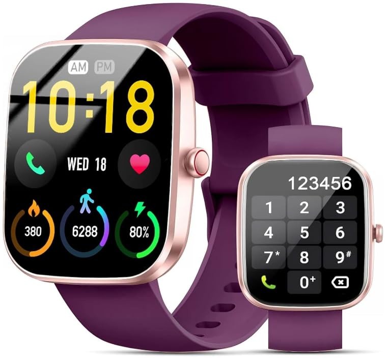 Smart Watch for Women Men(Answer/Make Call), 2026 New 1.91 inches, Wine rose