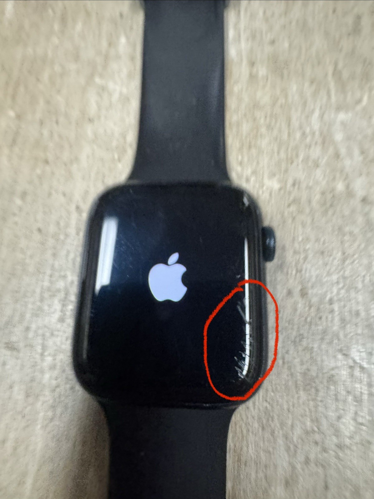 Apple Watch SE (2nd Gen) 44mm Midnight Aluminum Case with Otterbox Band