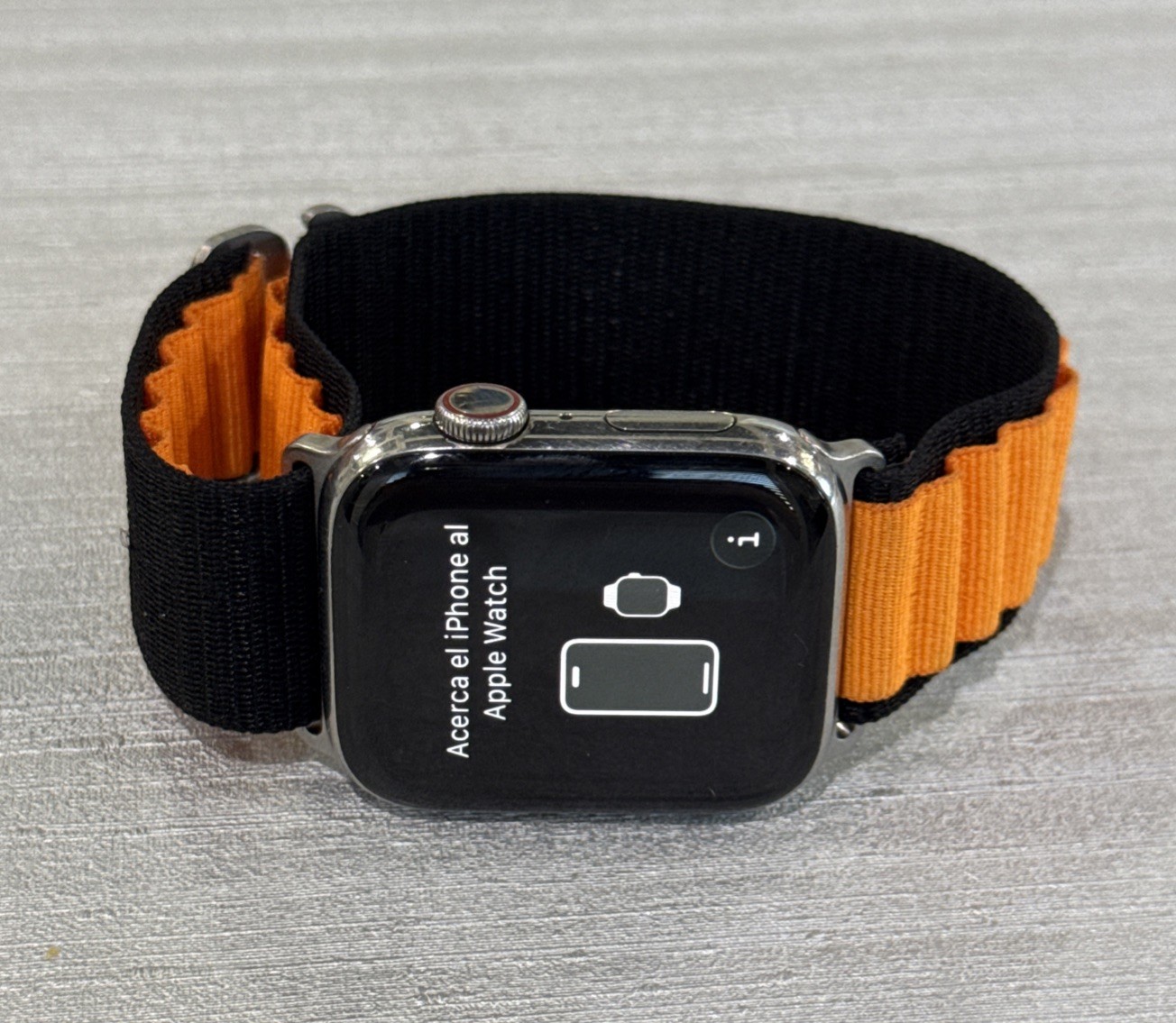 Apple Watch Series 6 42mm Stainless Steel Silver Case Loop Band GPS LTE Unlocked