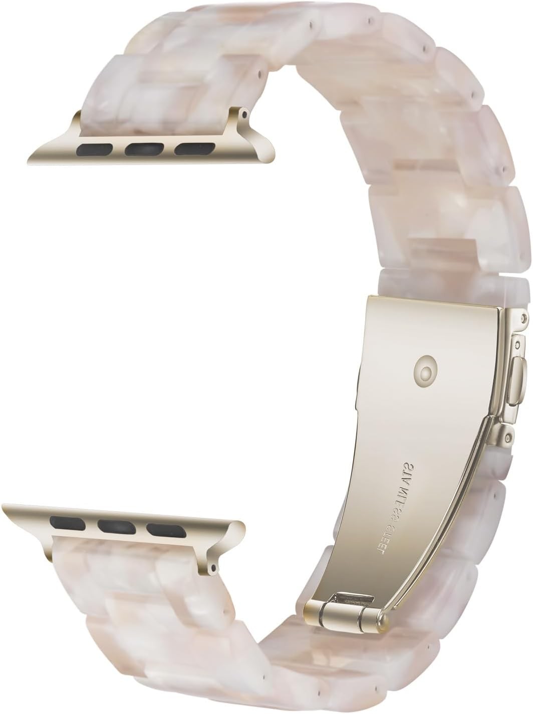 Light Resin Bracelet Strap for Apple Watch Series 9/8/7 38mm 40mm 41mm