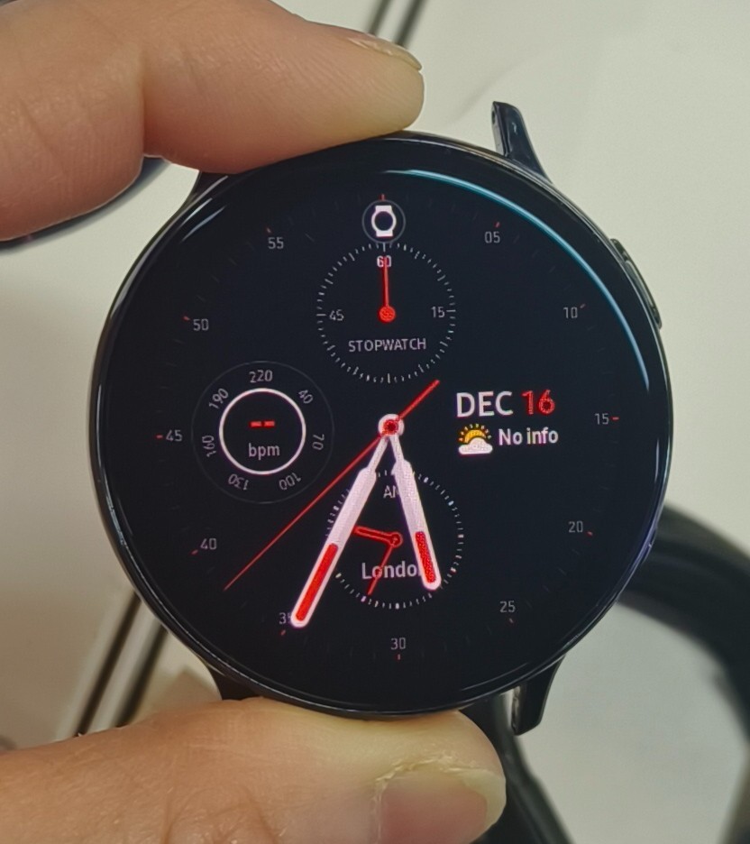 Samsung Galaxy Watch Active2 LTE (Unlocked) 44mm SM-R825U BLACK Stainless Steel