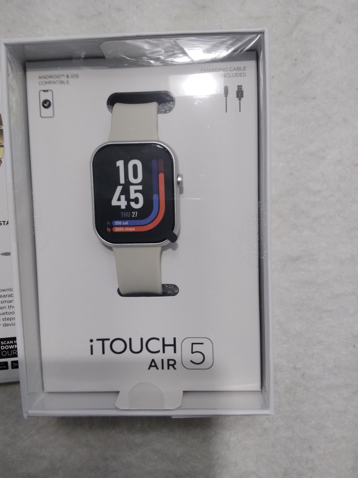 NIB iTouch Wearables Air 5 Health and Fitness Smartwatch