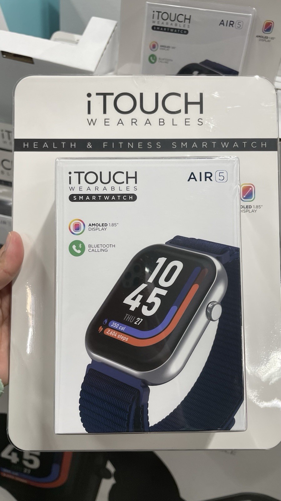 iTOUCH AIR 5 Smartwatch – Silicone Strap Unisex Adult
