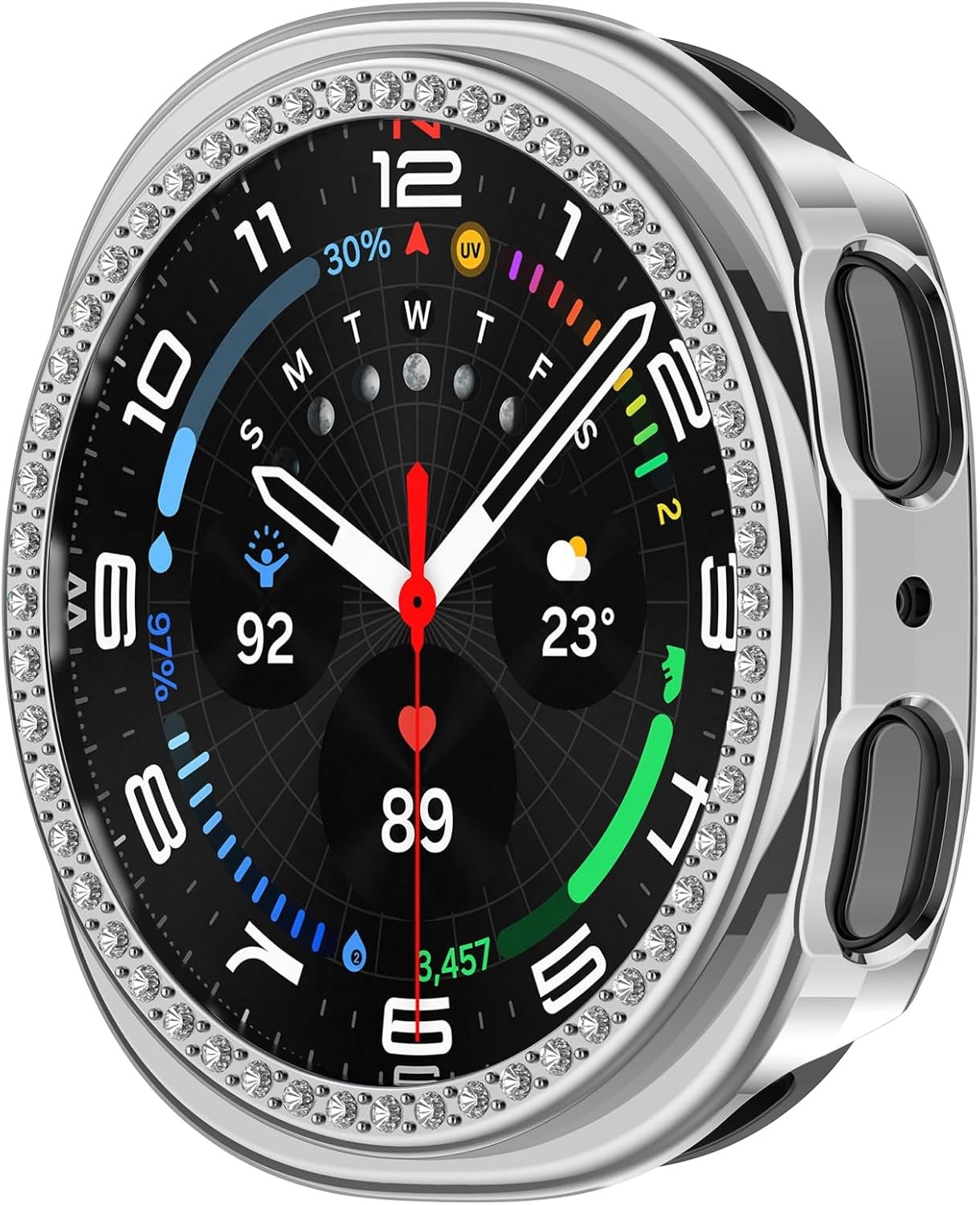 5Pack Bling Bumper Case For Samsung Galaxy Watch 9 40mm, Watch 8 40mm Cover