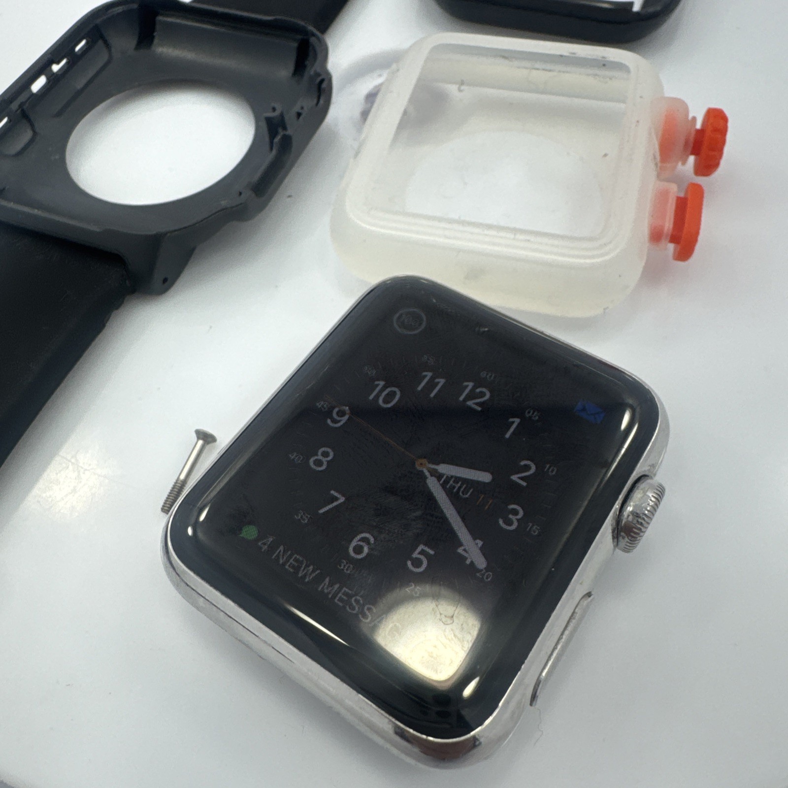 42mm 316L Steel Sapphire Crystal Retina Display Ceramic Back Catalyst case band