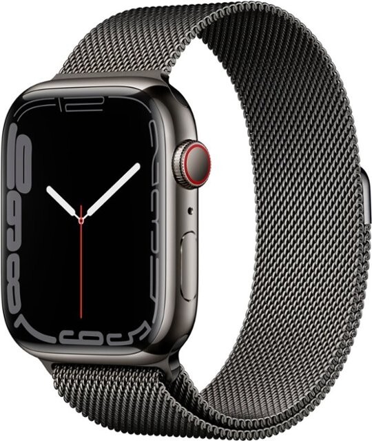 BRAND NEW Apple Watch series 7 45 mm Graphite Stainless Steel Milanese Loop
