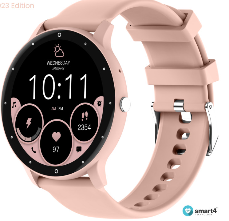 Smart Fitness Tracker Watch HR-Blood Pressure-Sleep Monitor Step&Calorie Counter