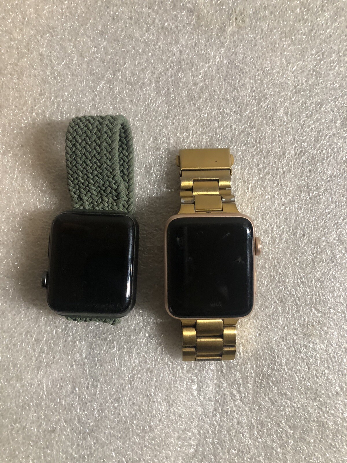 LOT OF 2 Apple Watch Series 3 42mm Aluminum Case – Space Gray/Silver A1859
