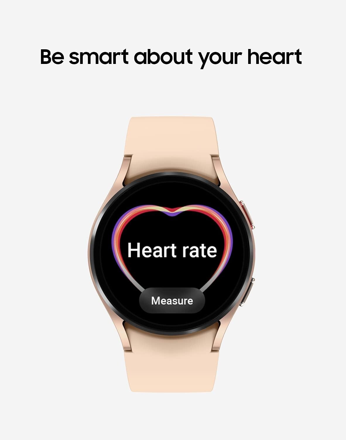 Samsung Galaxy Watch4 SM-R860 40mm Aluminum Case with Sport Band – Pink Gold…
