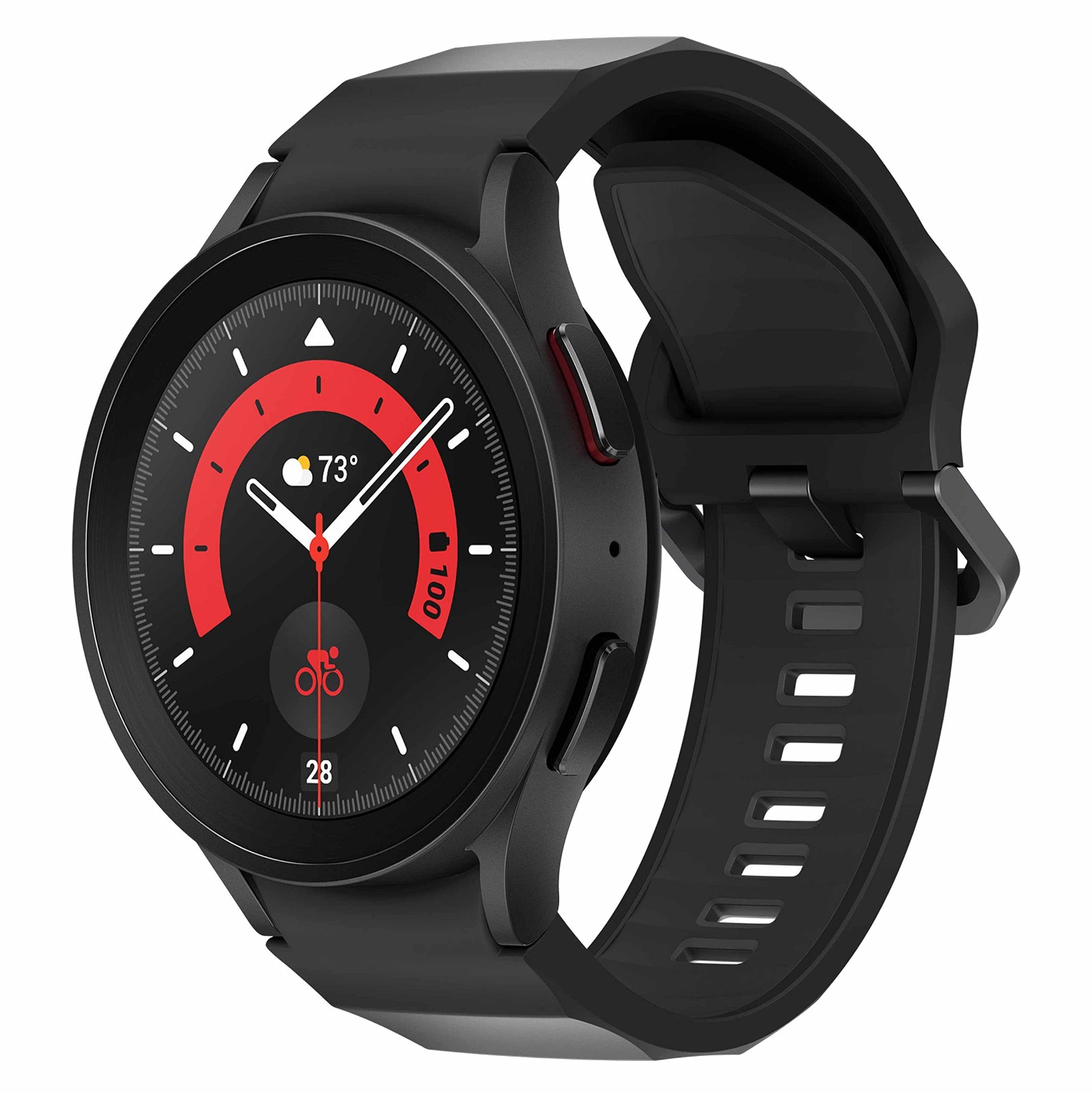 Galaxy Watch 5 Pro 45mm R925U LTE Black Titanium/Black Sport Band,Good