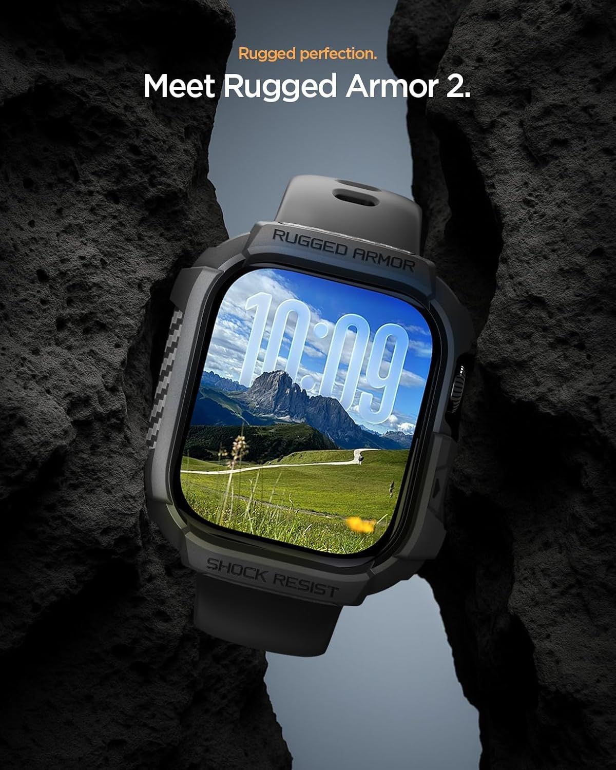 Rugged Armor Case for Apple Watch Series 11/10 42mm Durable TPU Shock Proof