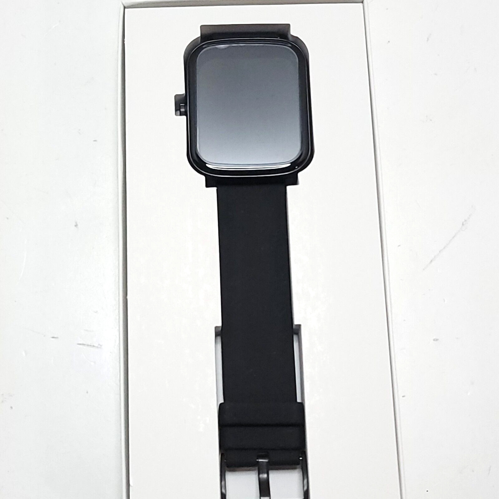 P42 Womens Black 1.7 Inch Display Digital Fitness Tracker Smart Watch
