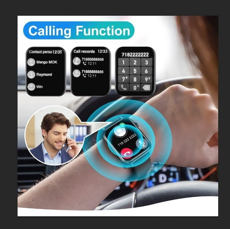 Reloj Inteligente Pulsera Impermeable Bluetooth Para Android y iOS iPhone New