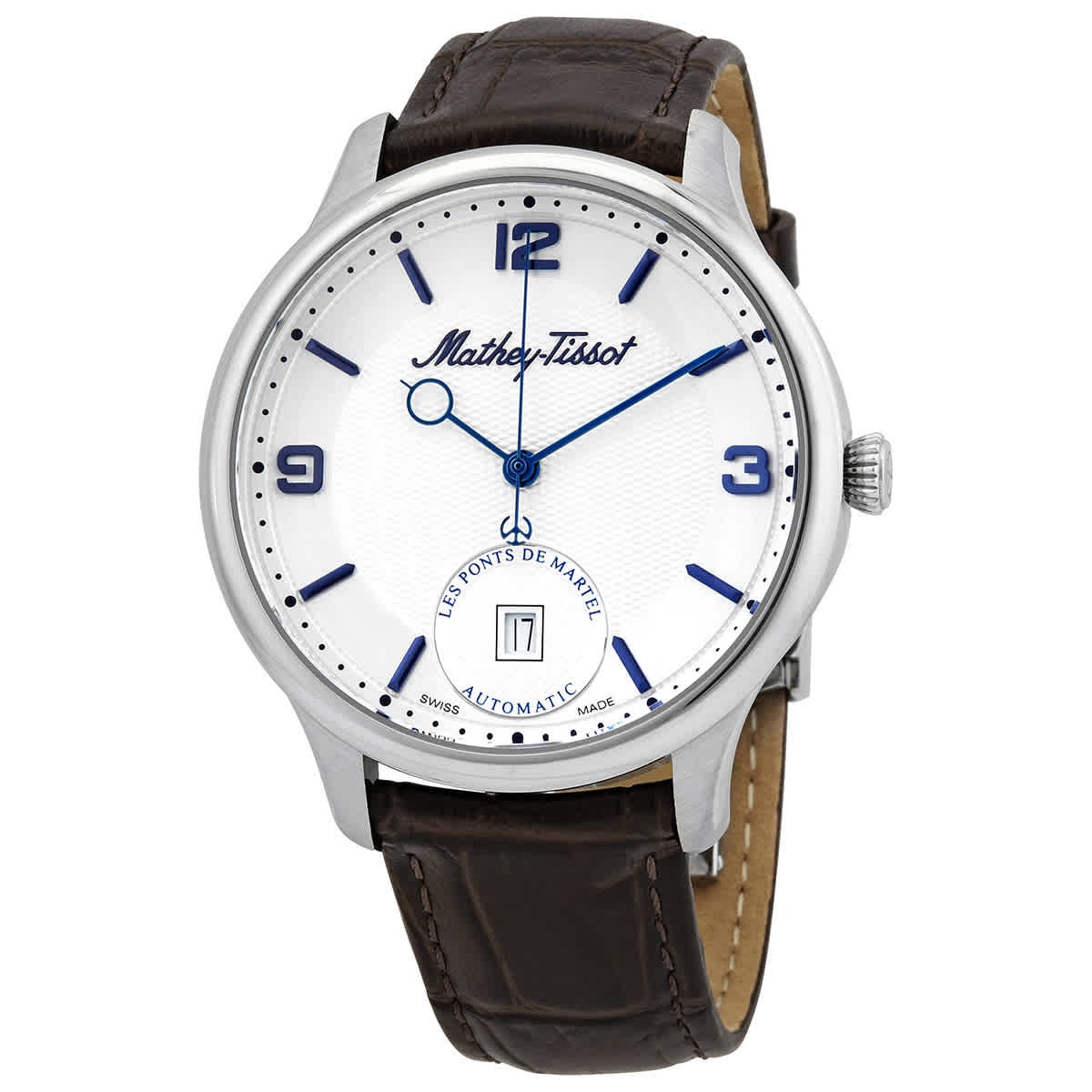 Mathey-Tissot AC1886AI Edmond Automatic White Dial 42 mm Men’s Watch New