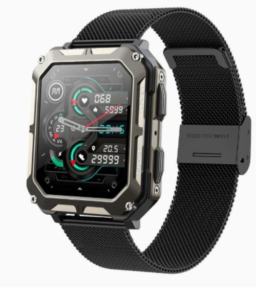 C20PRO Smart Watch, Heart Rate Sleep Monitor, Bluetooth Calling Fitness Tracker
