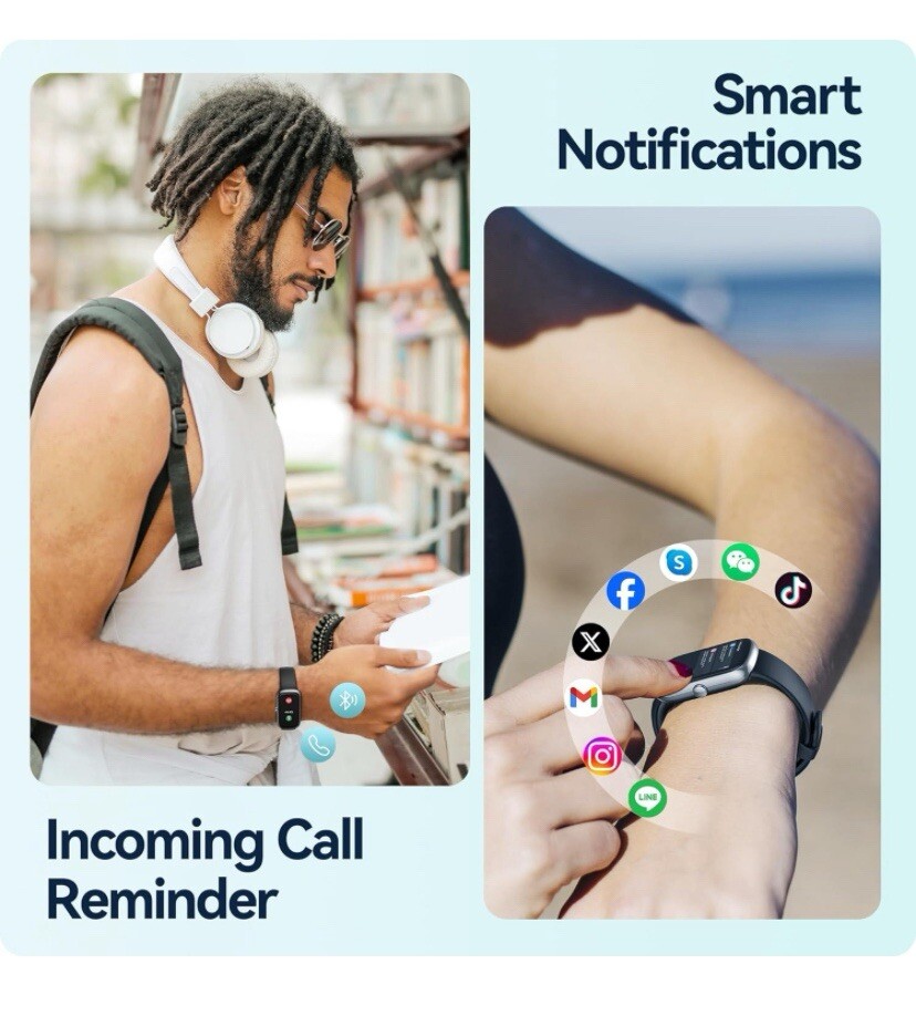 Health Fitness Tracker, 24/7 Heart Rate/SpO2/Sleep Monitor, Activity Trackers
