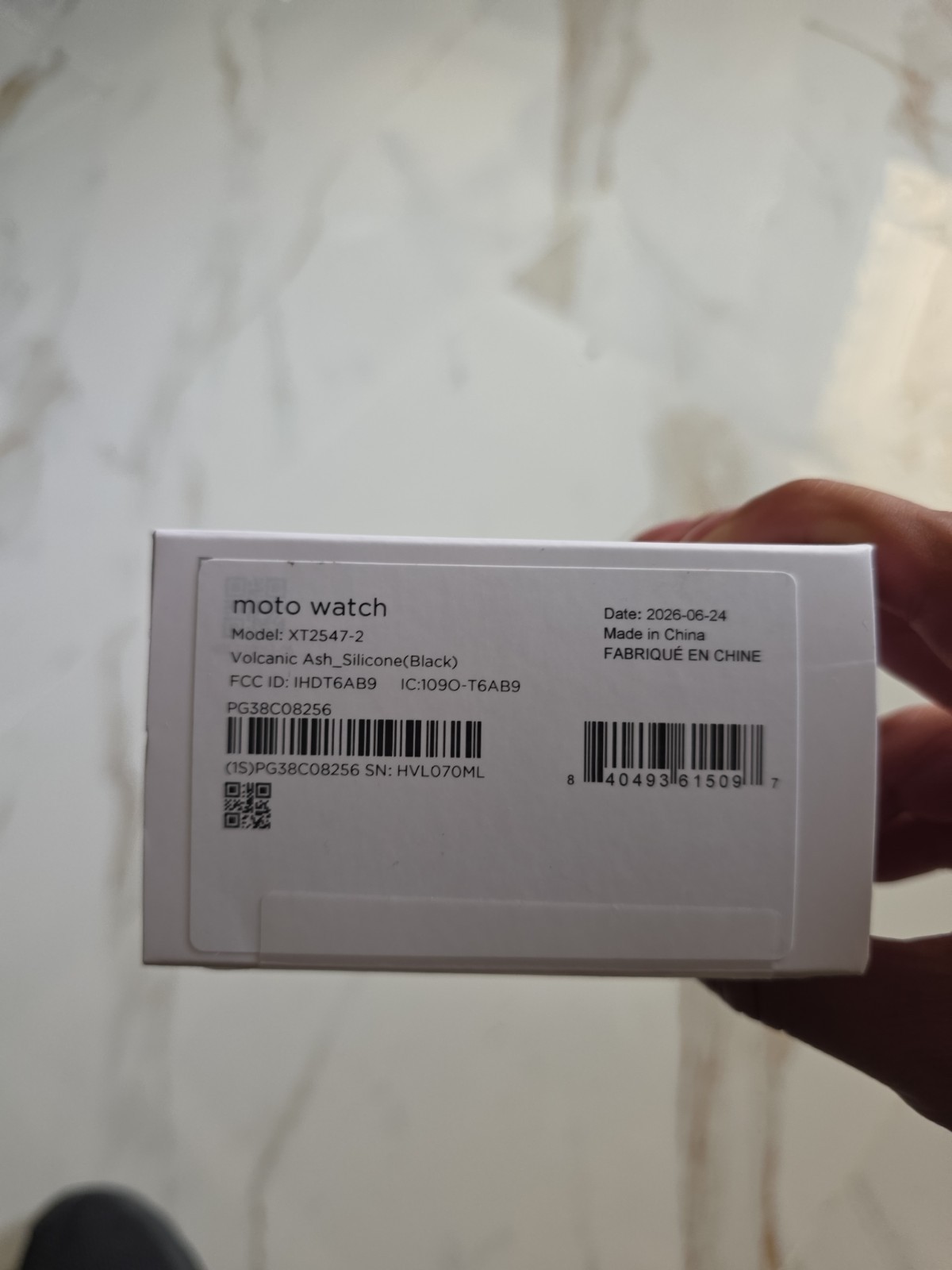 Motorola Moto Watch Smartwatch 2026 XT2547-2 – Black – New