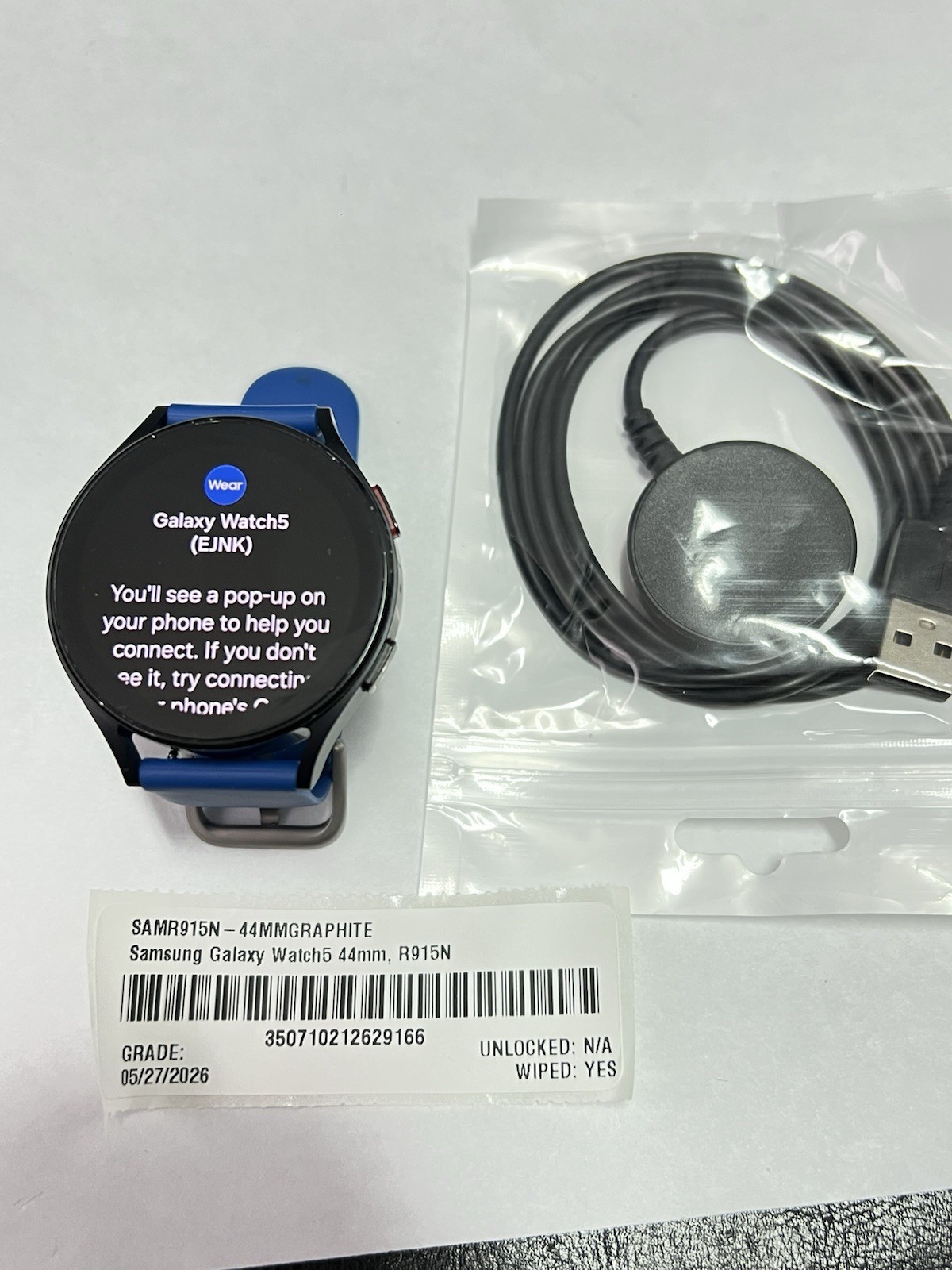 Samsung Galaxy Watch5 44mm Bluetooth GPS Aluminum Watch R915