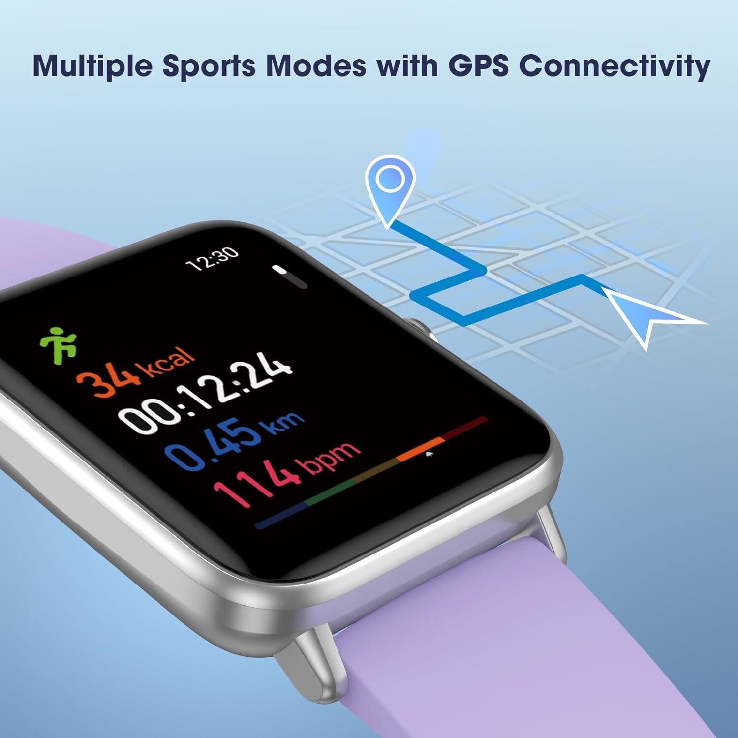 Livikey Smart Watch, Fitness Tracker with Heart Rate Monitor, Blood Oxygen, Slee