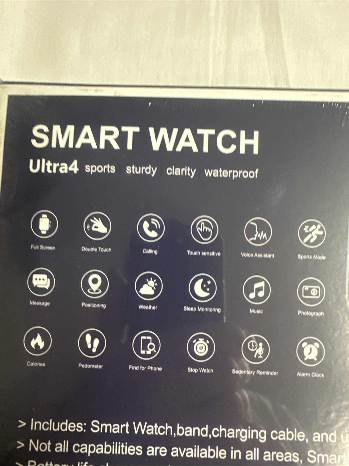 (207) Ultra 4 Smartwatch DG-11. 7 Bands Sports Syutdy Clarity Waterproof