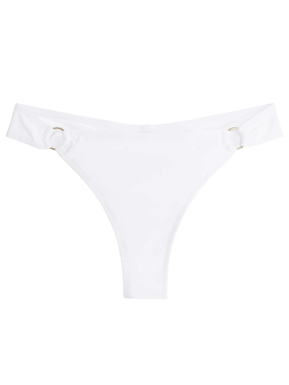 Women’s Low Waisted Thong Bikini Bottoms High Cut Ruched Back Swimsuit Bottom…