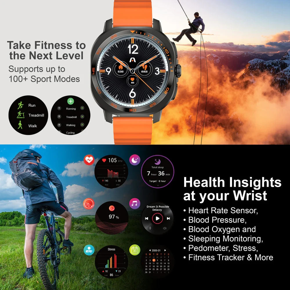 ⌚ ArgomTech SkeiWatch C62 AMOLED Smartwatch BT Call AI GPS Fitness