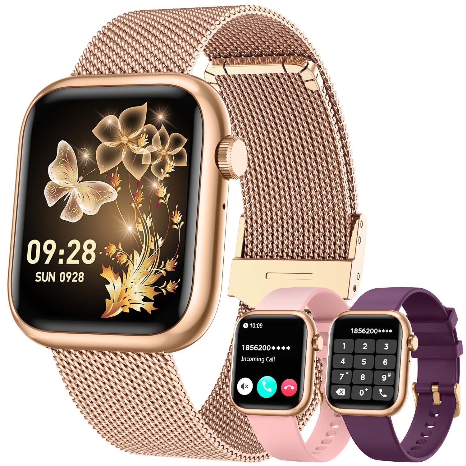 Reloj Inteligente Para iPhone y Android De Mujer Smart Watch Con Pantalla Táctil