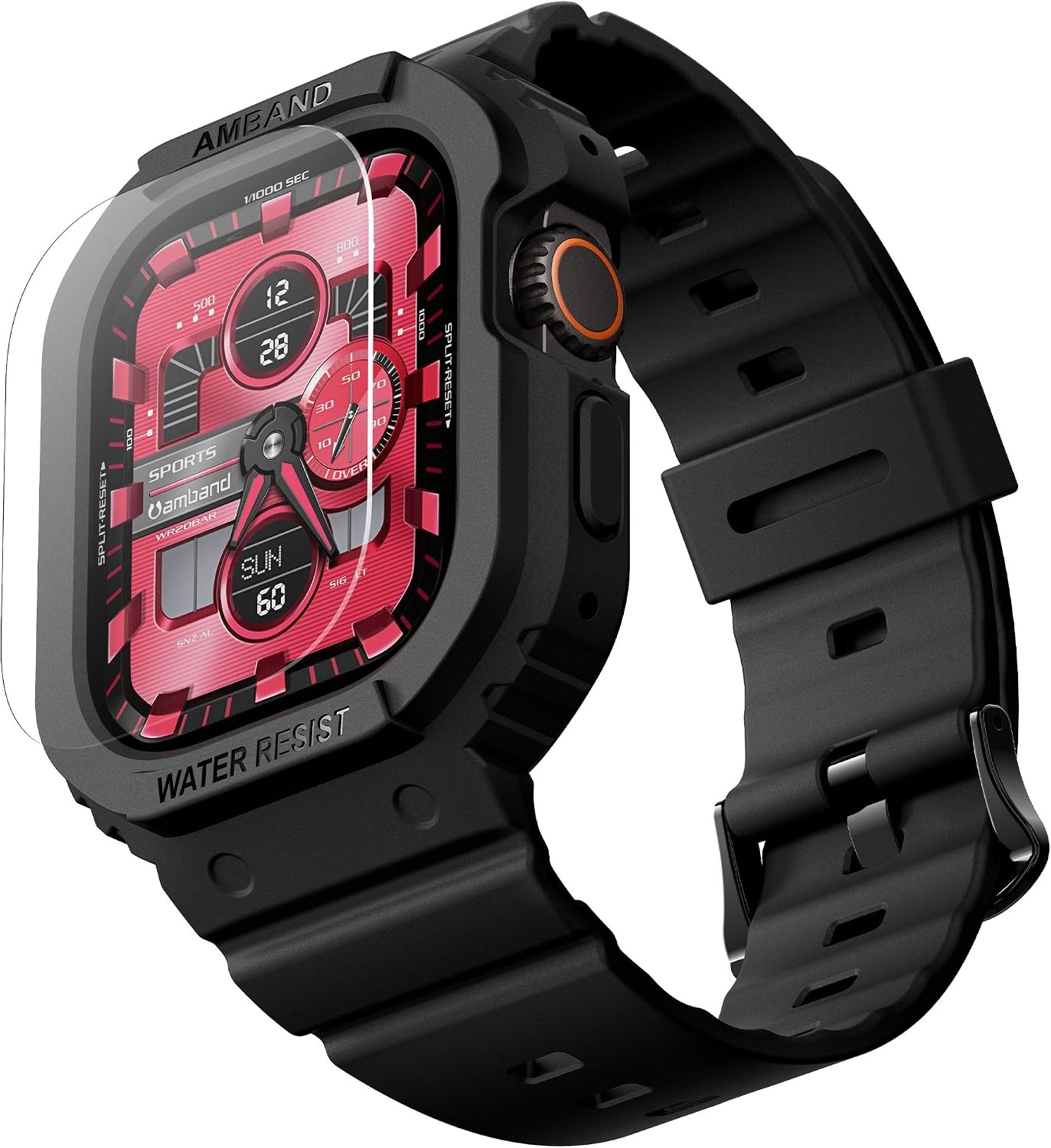 Rugged Band & Case for Apple Watch Ultra 3 / Ultra 2 / Ultra (49mm) – Durable St