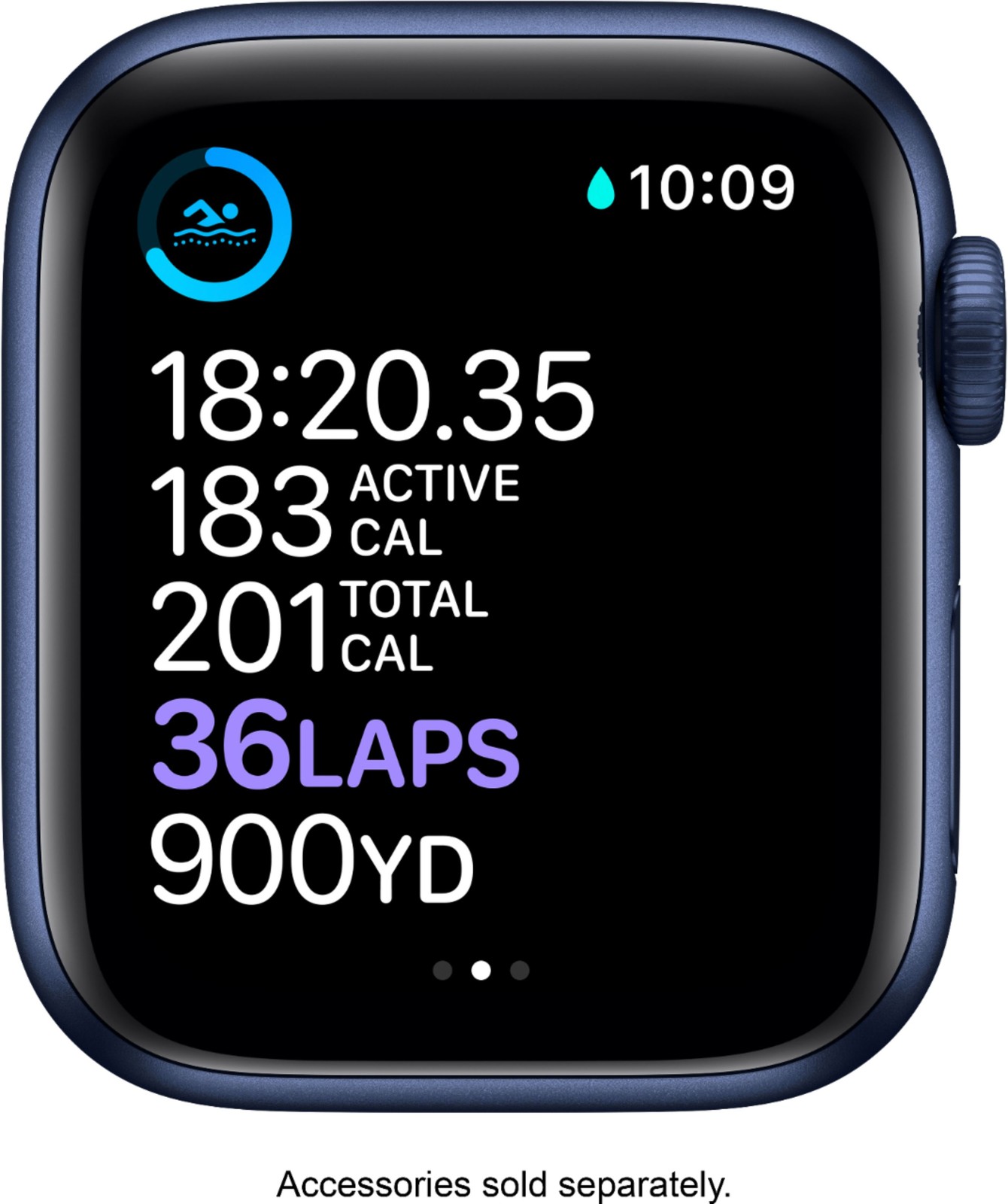 Apple Watch Series 6 Aluminum 40mm A2291 (GPS Only, No Cellular) Blue (Good)