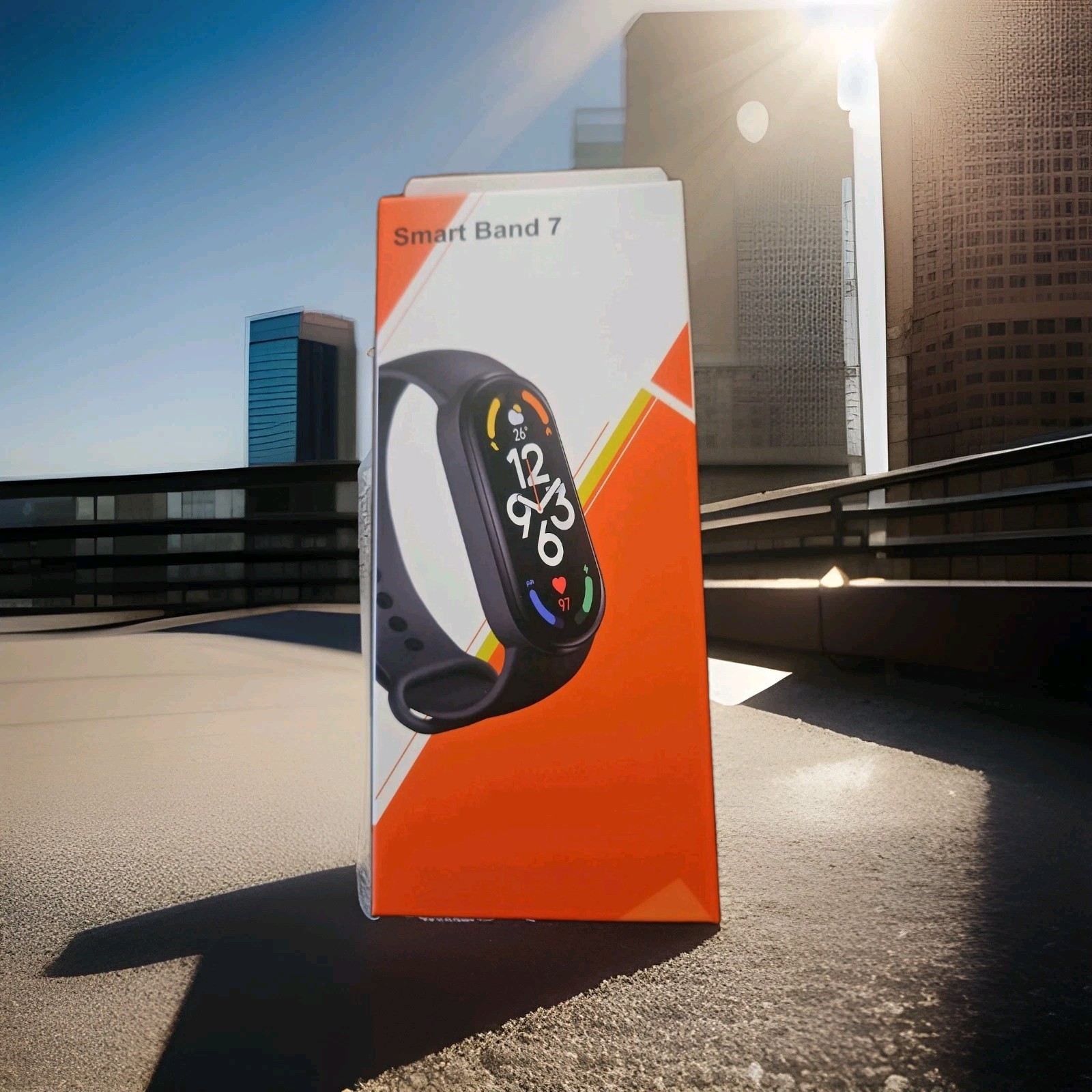 Smart Band 7 Fitness Tracker Watch – 0.96″ TFT Color Screen – Phone, Steps, FB ⌚