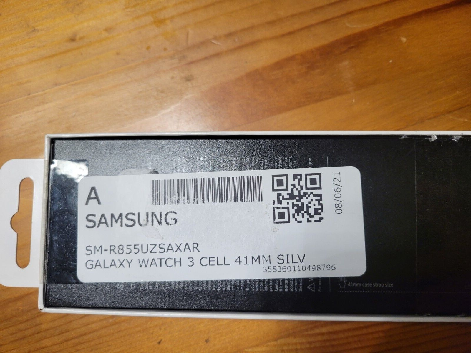 Samsung Galaxy Watch 3 LTE 41mm Stainless Smartwatch Silver/Black