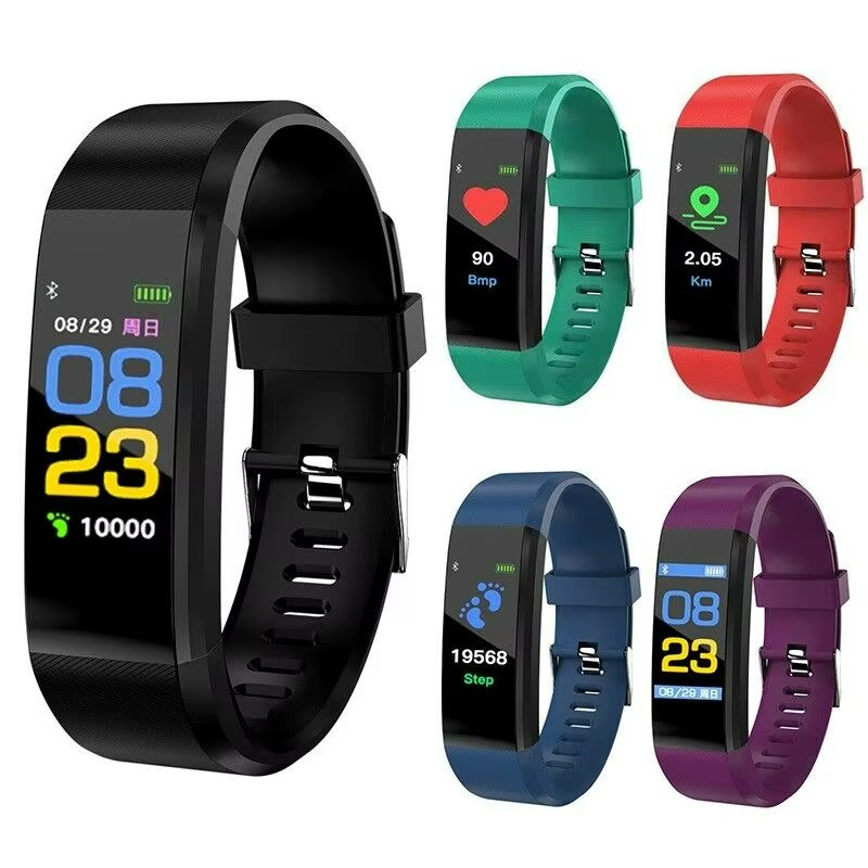 115plus Bluetooth 4.0 Intelligent Sports Bracelet Smartwatch for iOS Android Spo